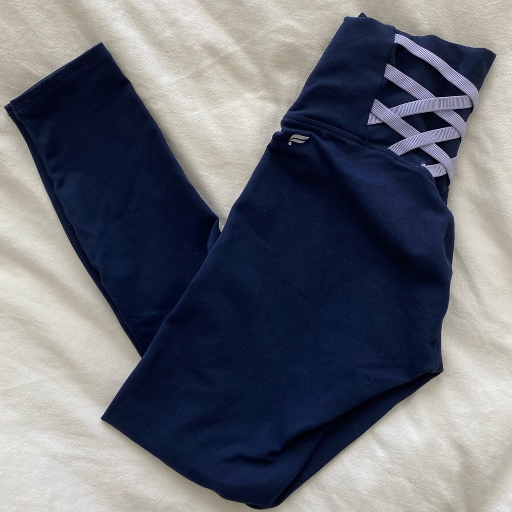 Fabletics Blue PowerHold Leggings